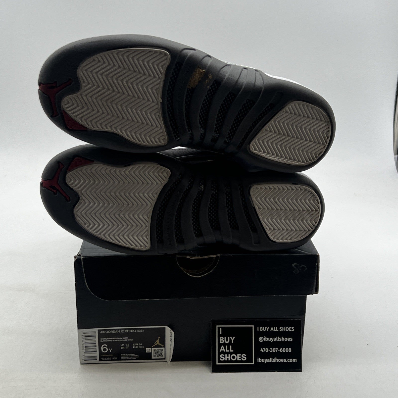 Size 6Y - Air Jordan 12 Retro Dark Grey (153265-160)