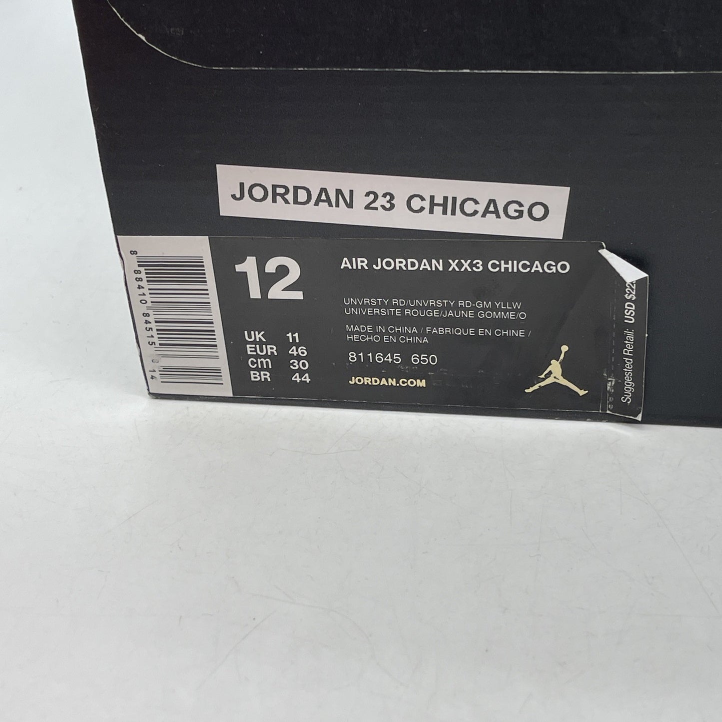 Size 12 - Air Jordan 23 Retro Chicago (811645-650)