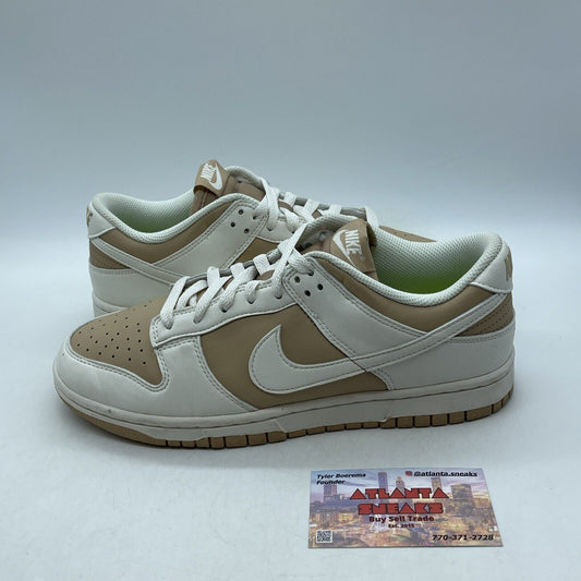 Size 9W - Nike Dunk Next Nature Low Hemp  Brown White Leather (DD1873-200)