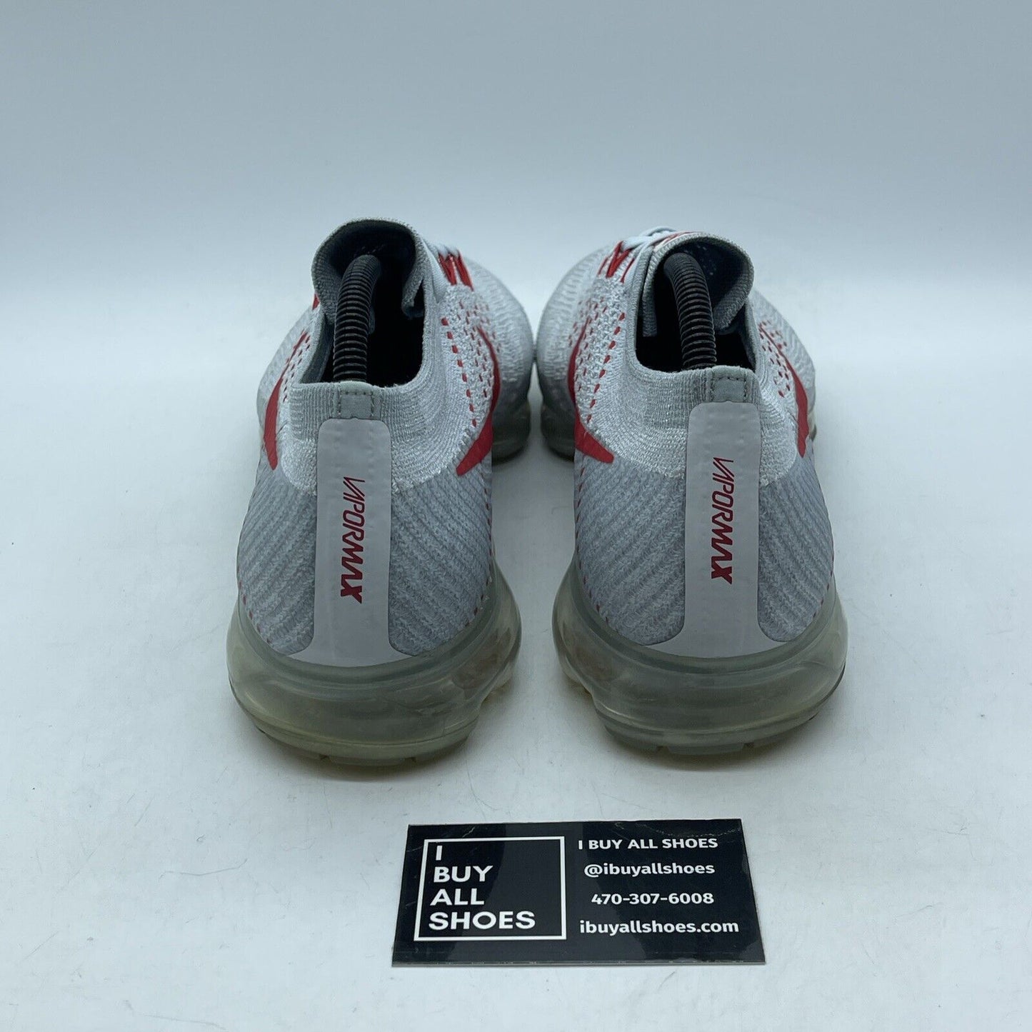 Size 11 - Nike Air VaporMax OG Grey Red White Suede (849558-006)