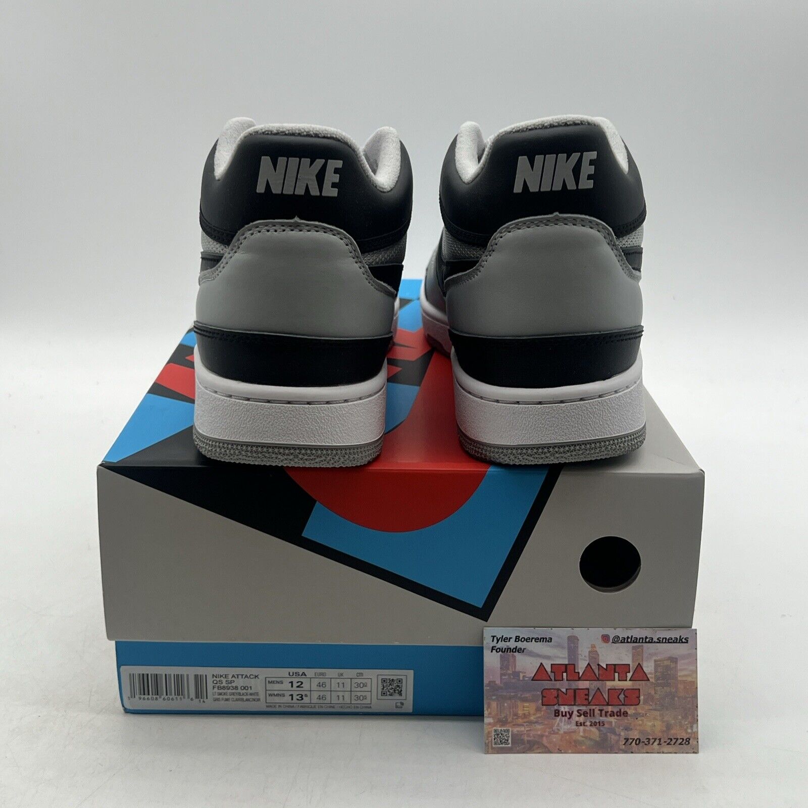 Size 12 - Nike Mac Attack QS SP OG 2023 Light Smoke Grey (FB8938-001).