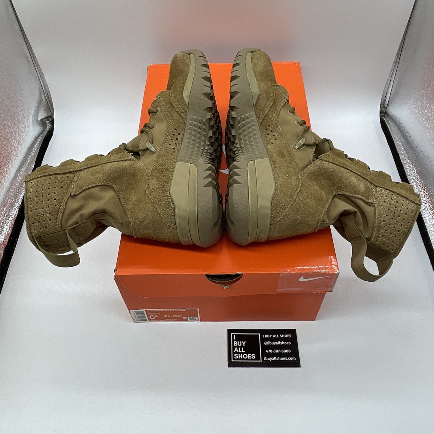 Size 6.5 - Nike SFB Field 2 8 Inch Leather Coyote Brown Suede (AQ1202-900)