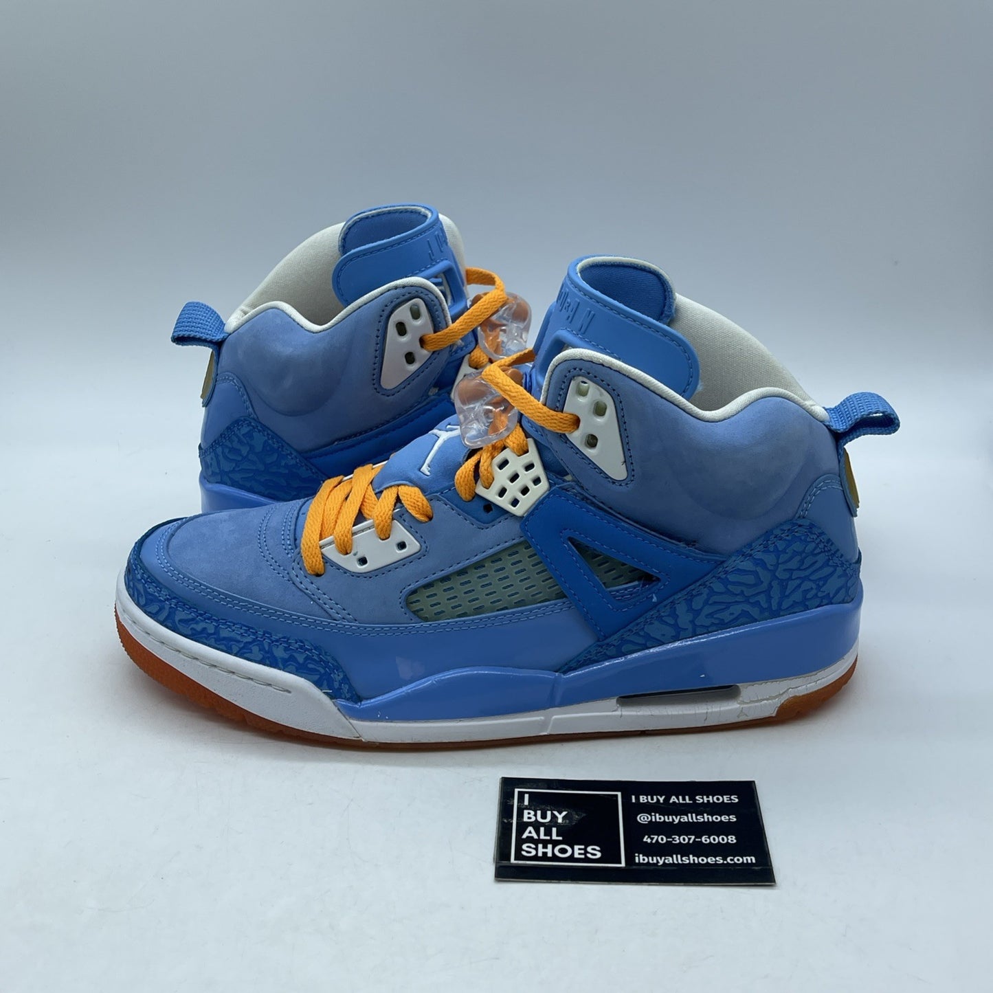 Size 9.5 - Jordan Spizike Year Of The Dragon Blue Suede Leather (315371-415)