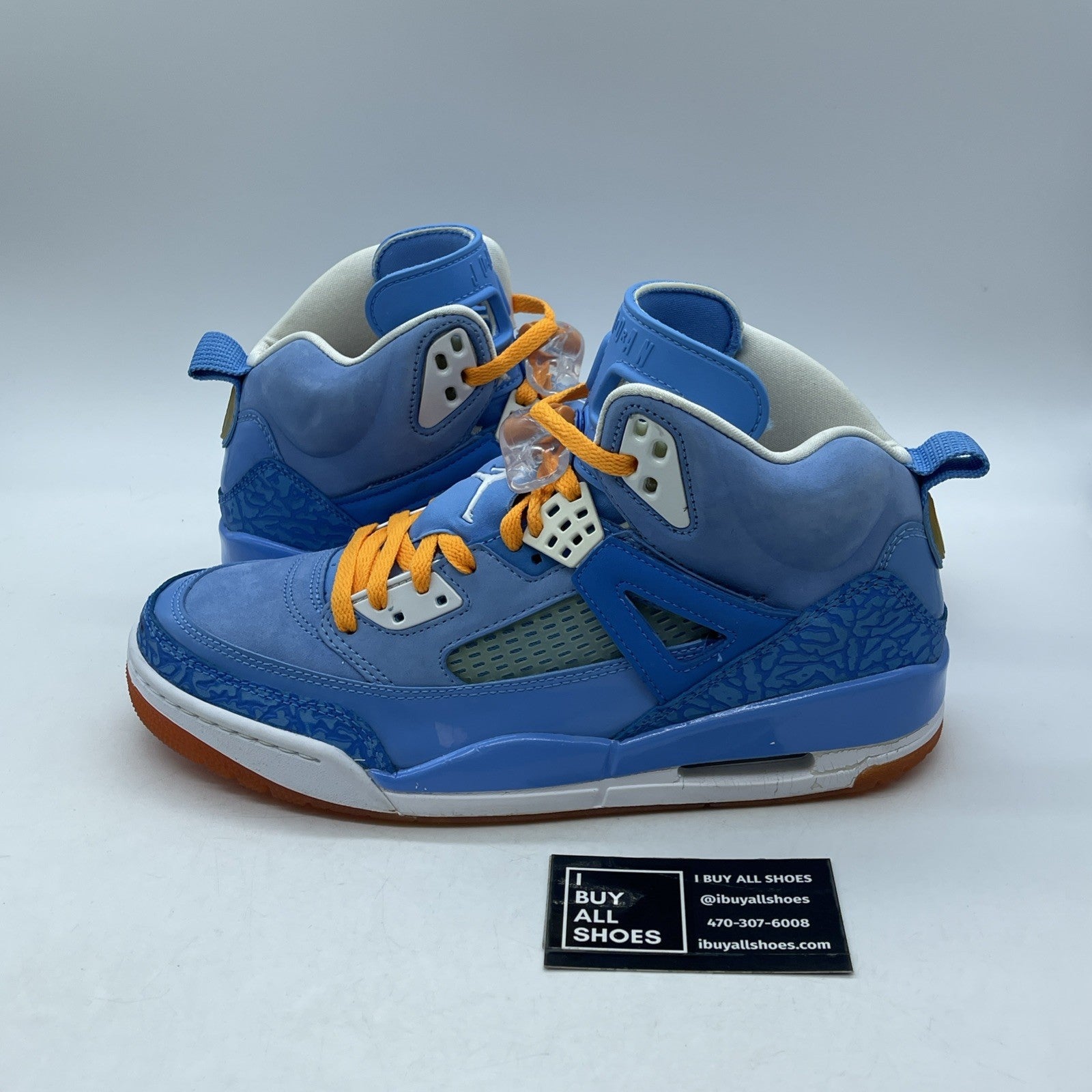Size 9.5 - Jordan Spizike Year Of The Dragon Blue Suede Leather (315371-415)