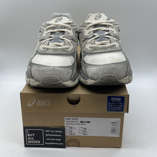 Size 11.5 - Asics Gel NYC Cream Oyster Grey (1201A789-103)