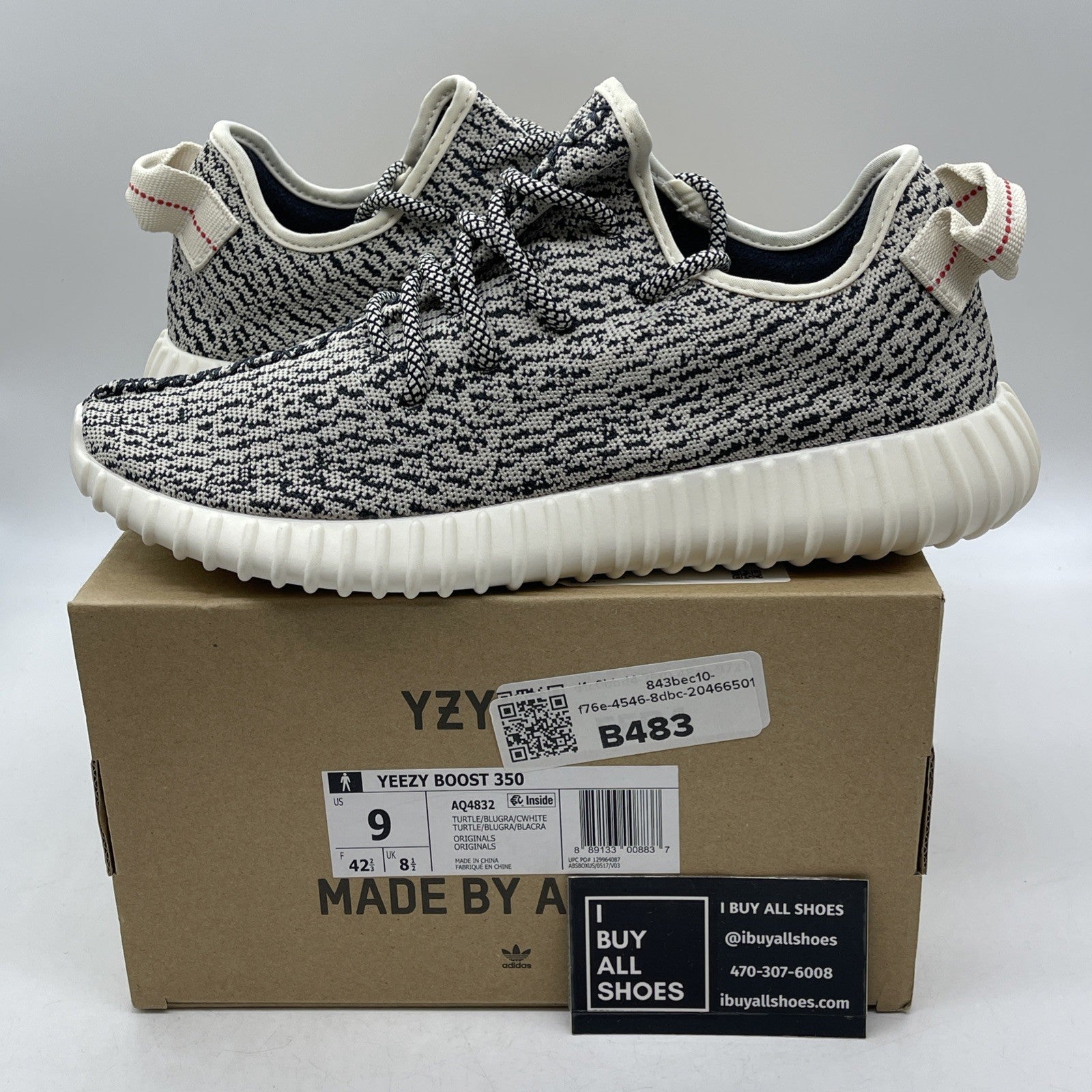 Size 9 - adidas Yeezy Boost 350 Low Turtle Dove (AQ4832)