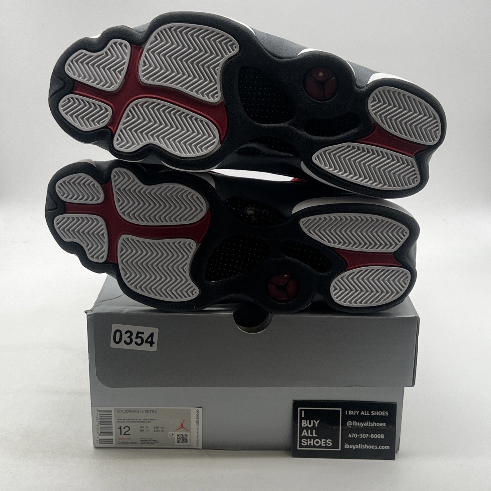 Size 12 - Air Jordan 13 Red/White - (DJ5982-600)