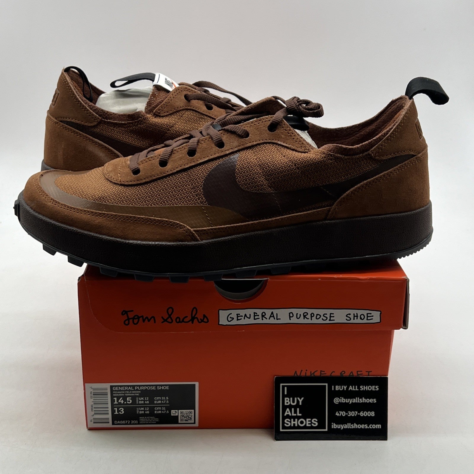 Size 14.5 - Tom Sachs NikeCraft General Purpose Shoes (DA6672-200)