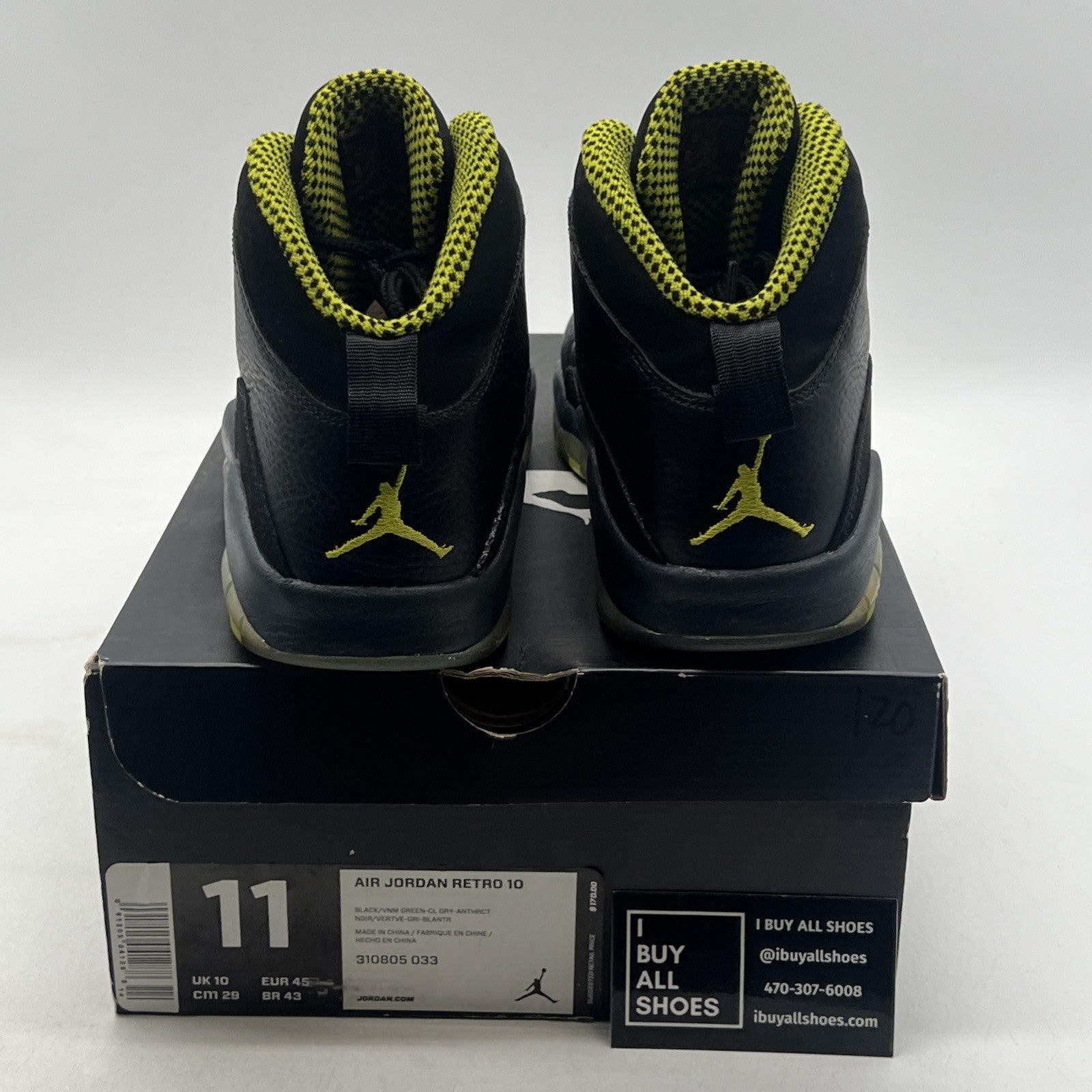 Size 11 - Air Jordan 10 Retro Venom (310805-033)