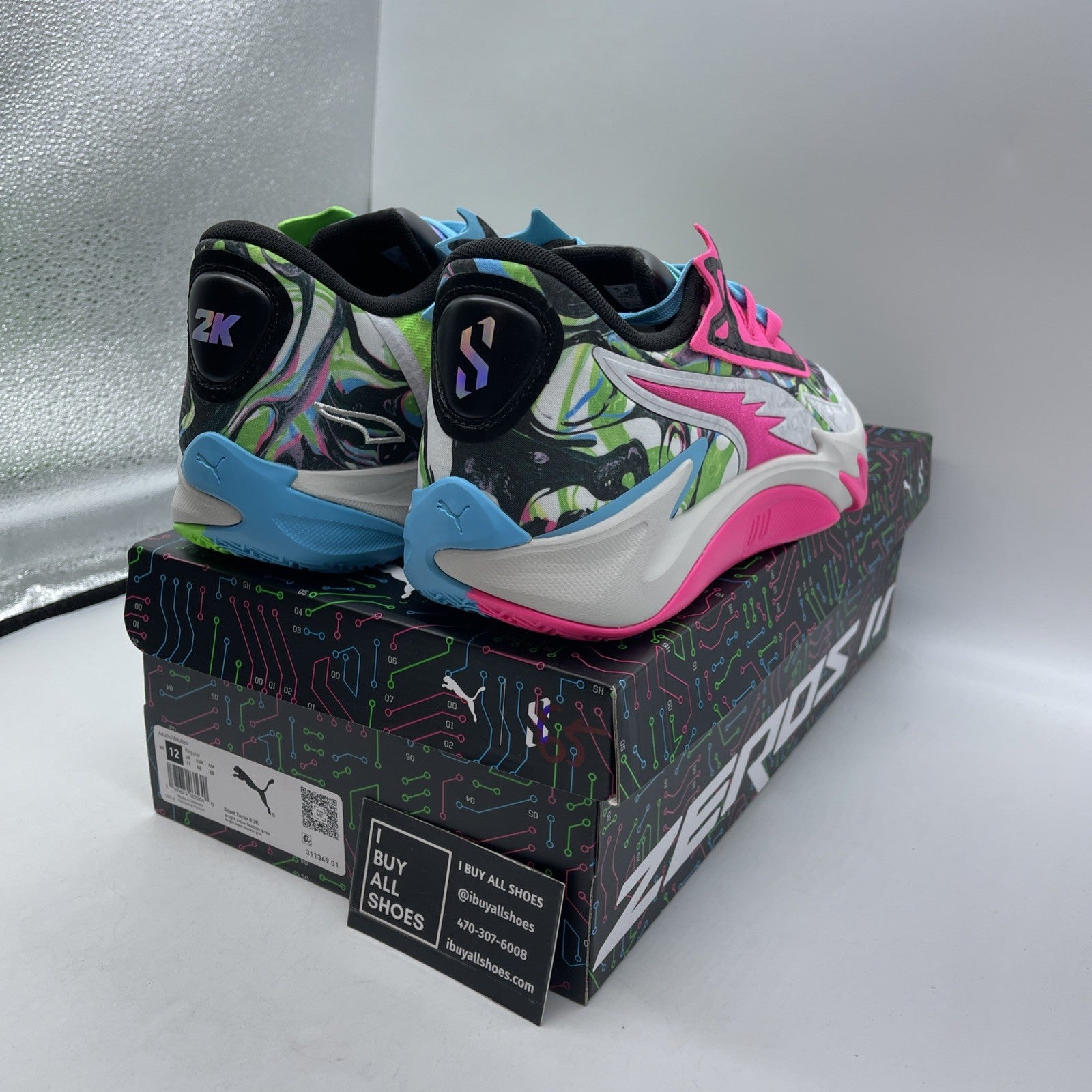 Size 12 - NBA 2K x Puma Scoot Zeros 2 Mismatched (311349-01)