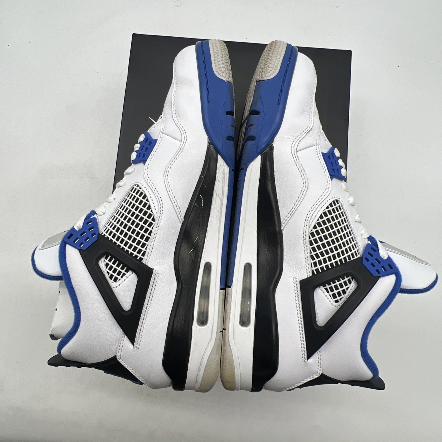 Size 10 - Air Jordan 4 Retro Mid Motorsports (308497-117)