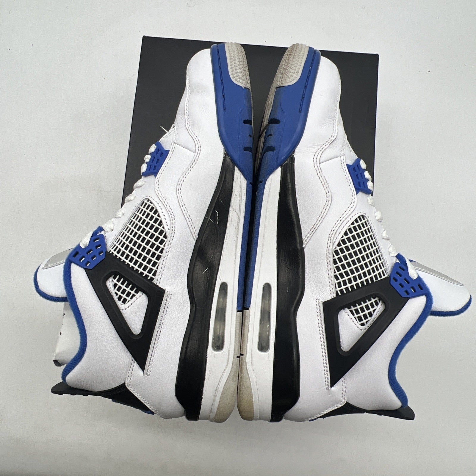 Size 10 - Air Jordan 4 Retro Mid Motorsports (308497-117)