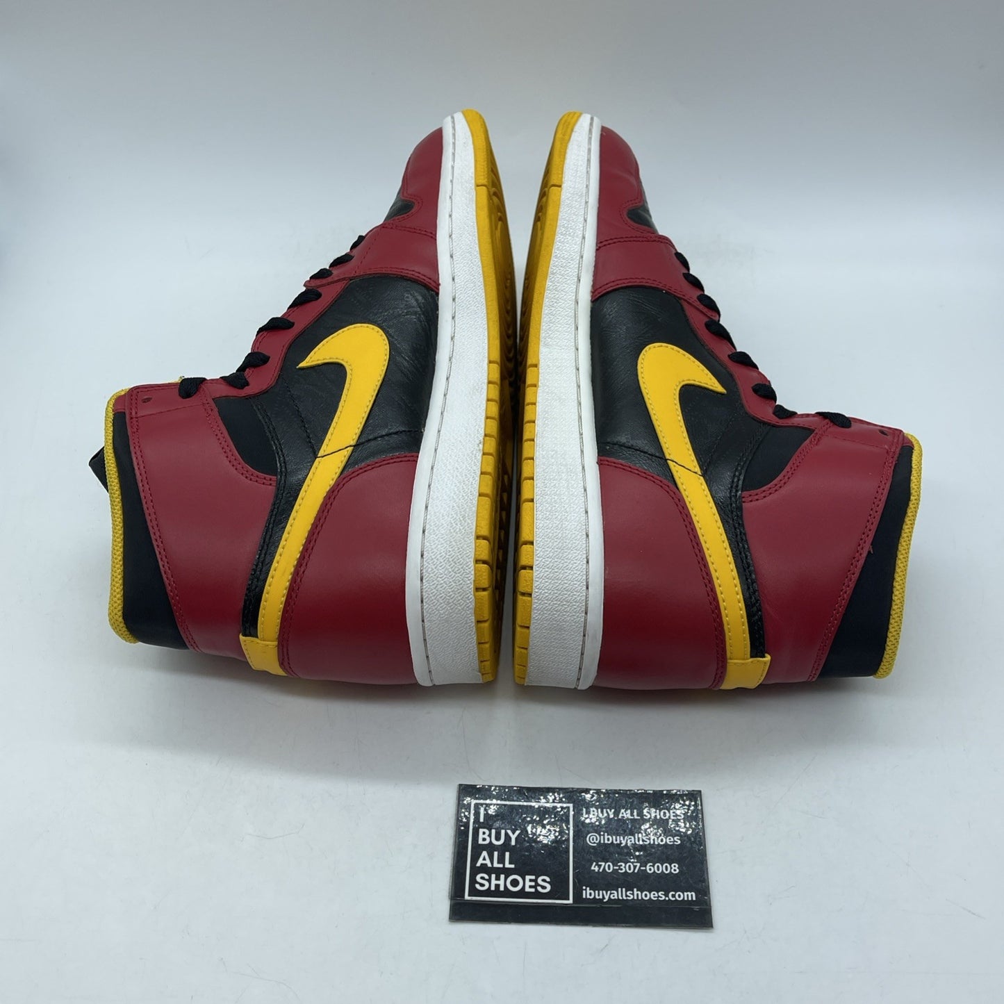 Size 9.5 - Air Jordan 1 Retro OG High Highlight Reel Red Leather (555088-017)