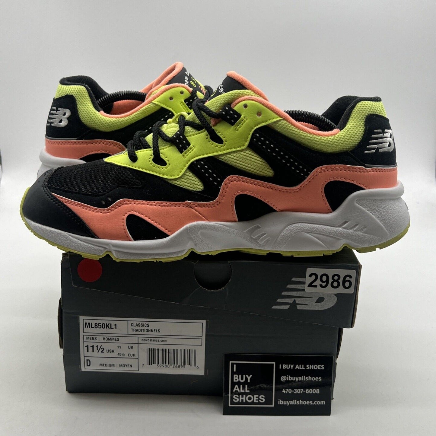 Size 11.5 - New Balance Kawhi Leonard x 850 Sunrise (ML850KL1)