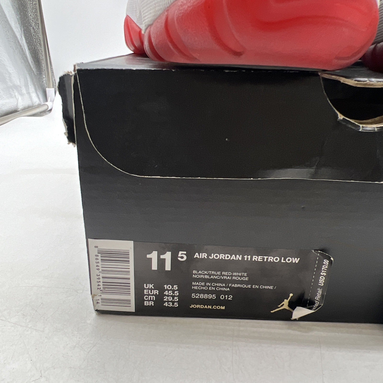 Size 11.5 - Air Jordan 11 Retro 2015 Low Bred (528895-012)