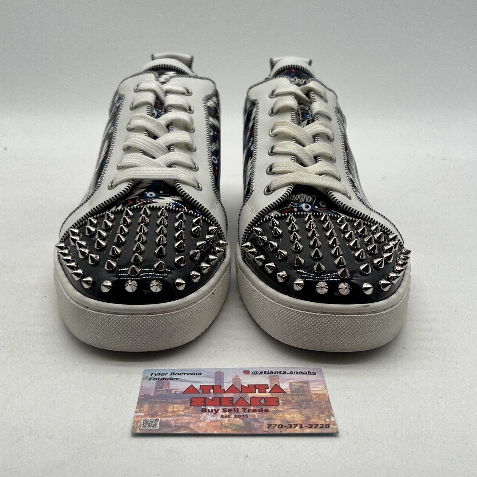 Size 12.5 - Christian Louboutin Louis Junior Spikes