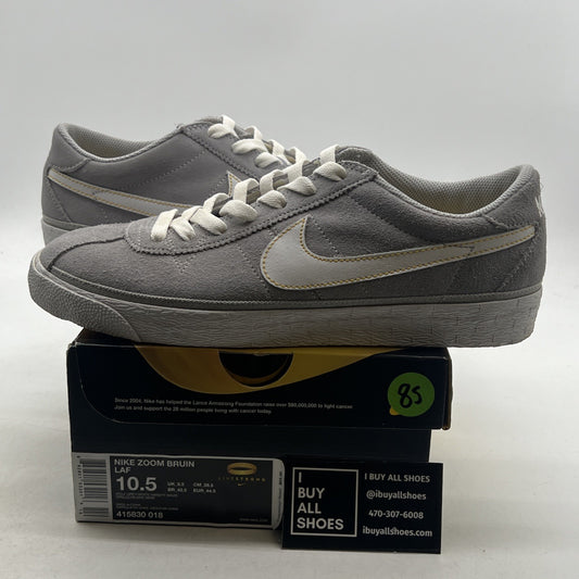 Size 10.5 - Nike Zoom Bruin Laf Grey/White 2010 (415830-018)