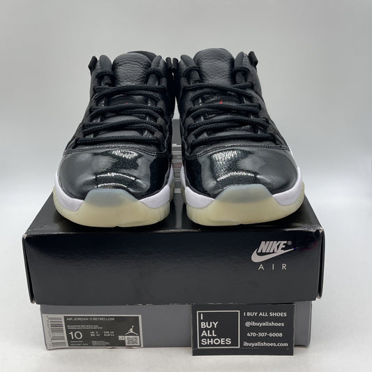 Size 10 - Air Jordan 11 Retro Low 72-10 (AV2187-001)