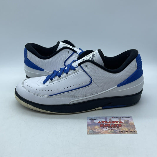 Size 10W - Air Jordan 2 Retro Low Varsity Royal Blue White Leather (DX4401-104)