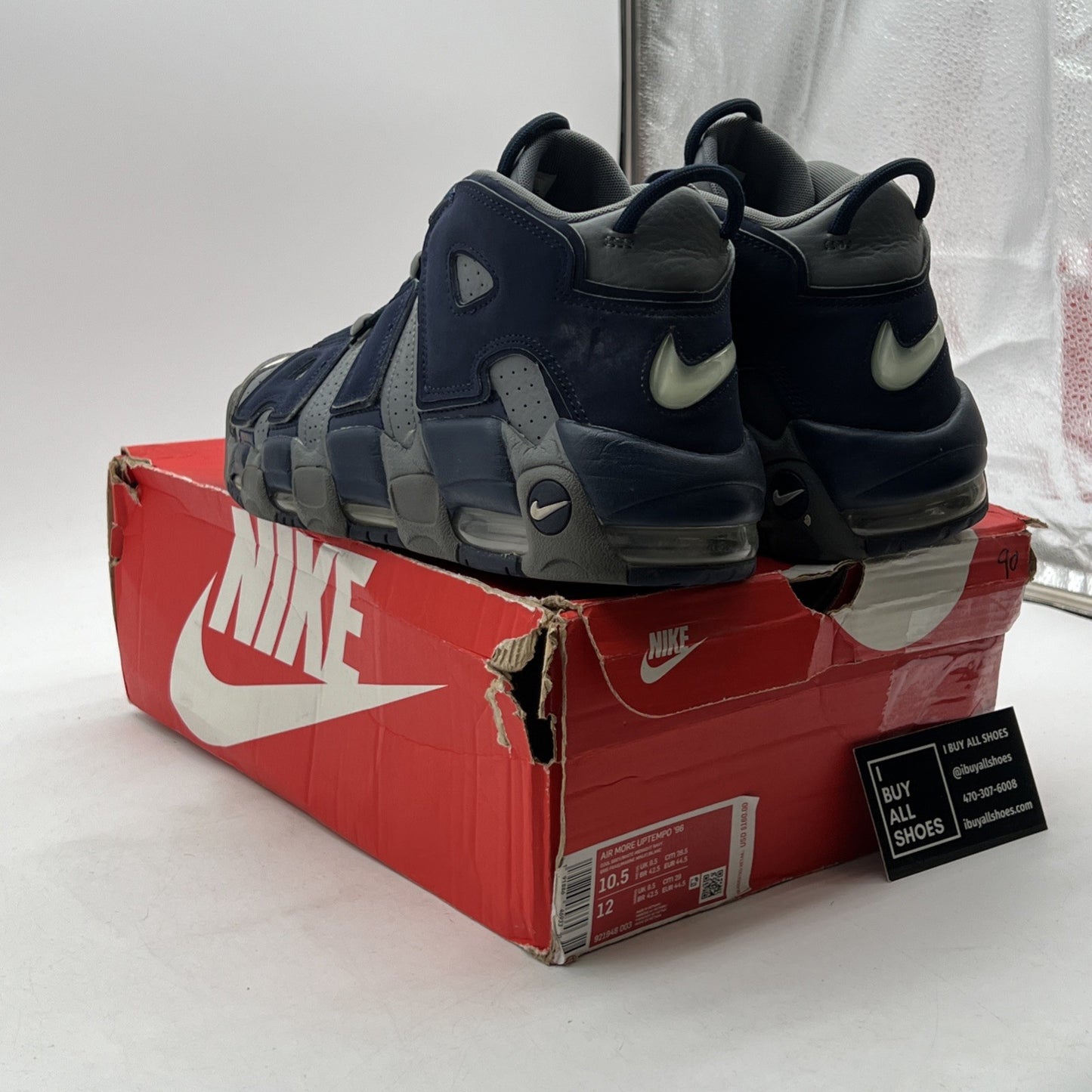 Size 10.5 - Nike Air More Uptempo Georgetown (921948-003)