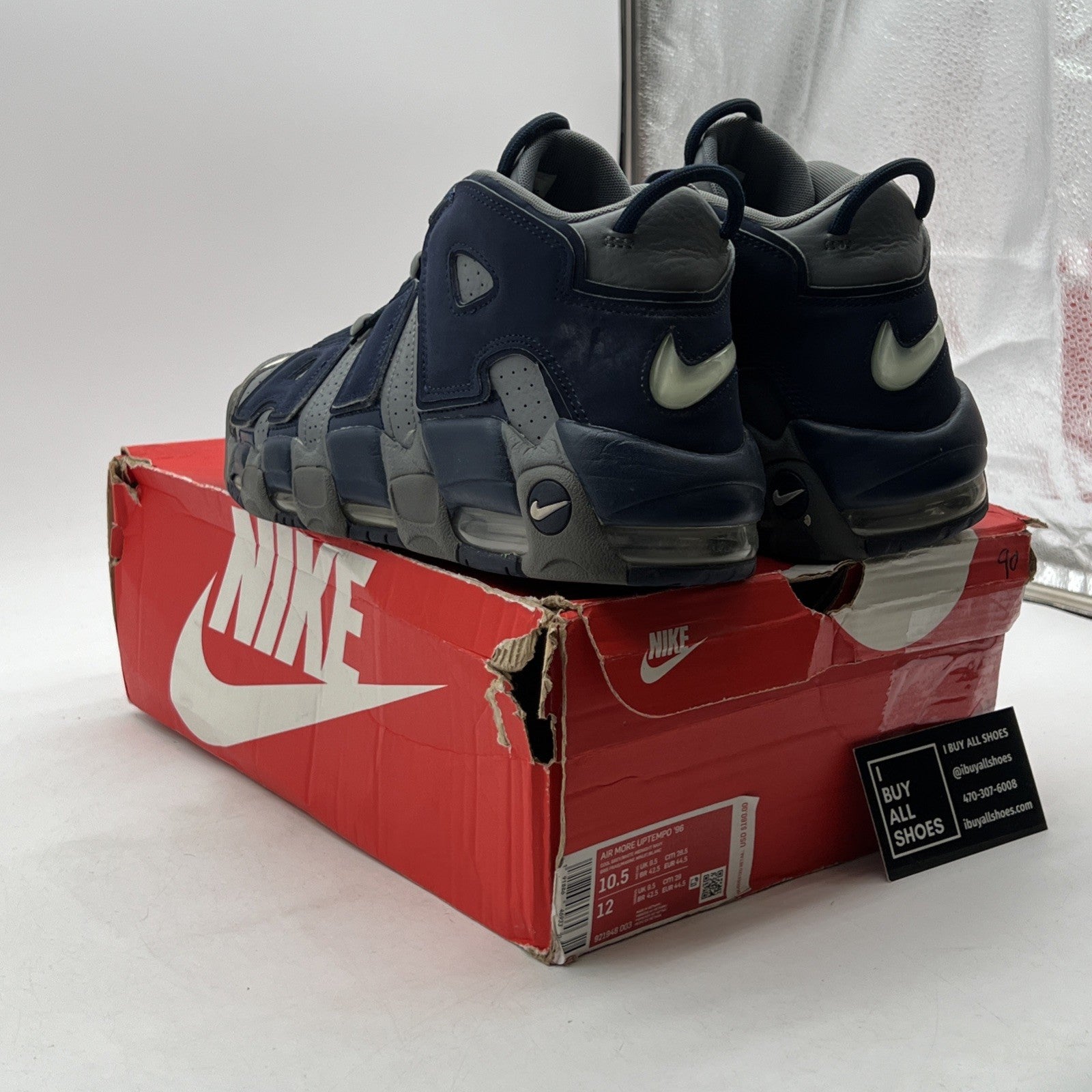 Size 10.5 - Nike Air More Uptempo Georgetown (921948-003)
