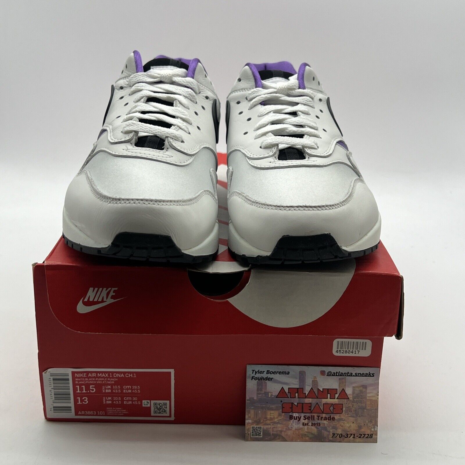 Size 11.5 - Nike Air Max 1 DNA Series (AR3863-101)