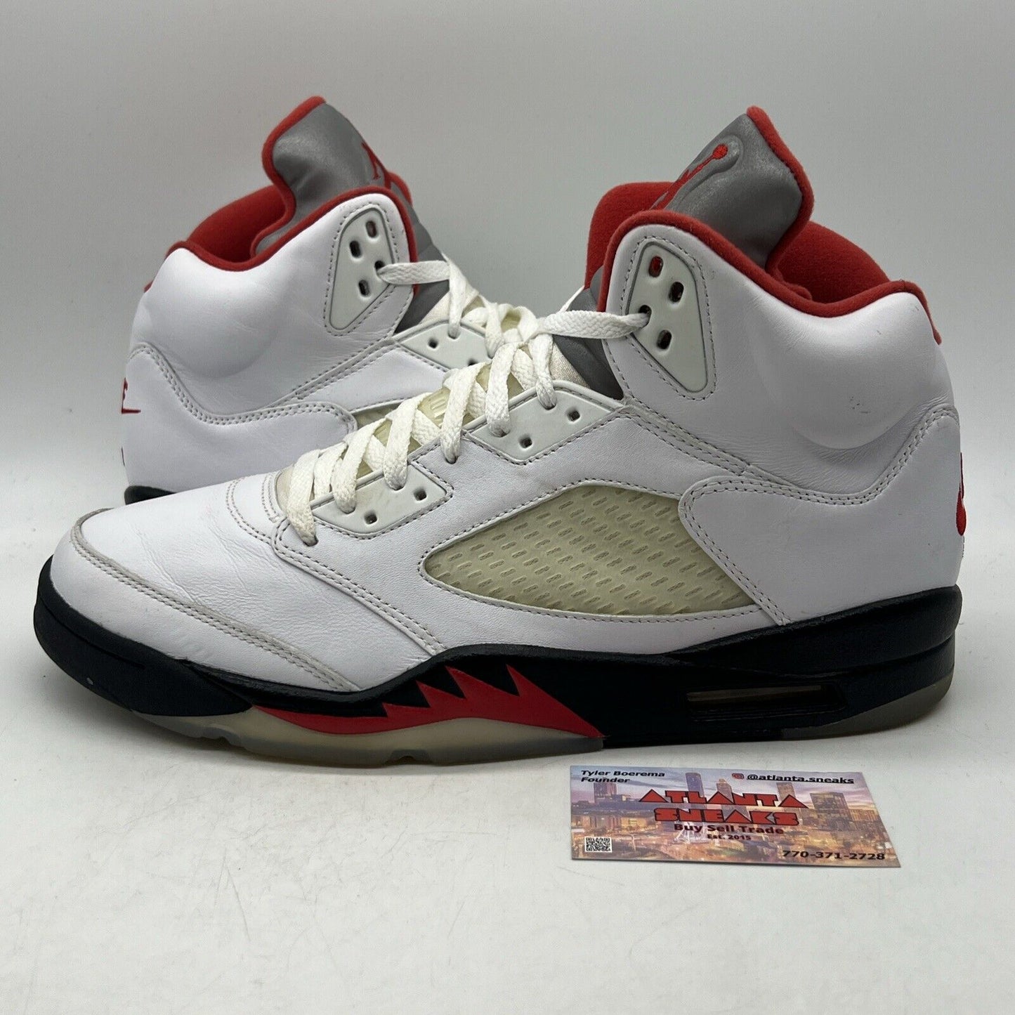 Size 12 - Jordan 5 Retro Mid Fire Red White Black (DA1911-102)