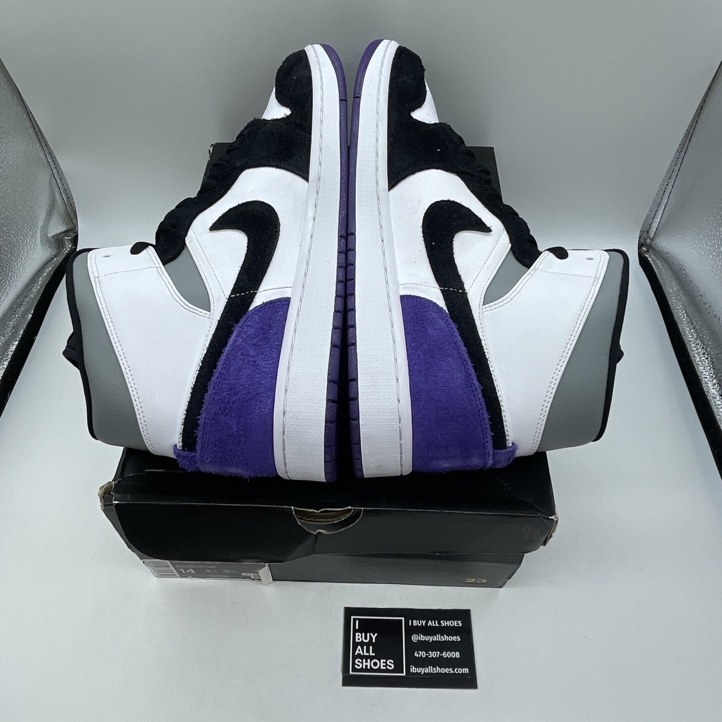 Size 14 - Air Jordan 1 SE Mid Varsity Purple (852542-105)