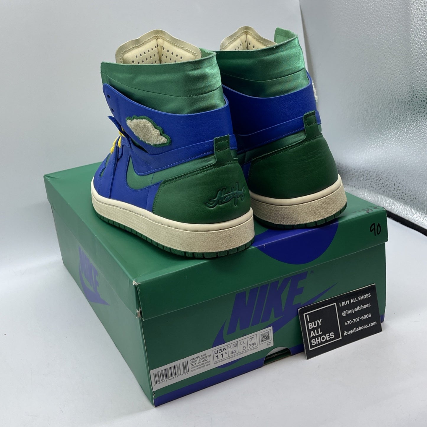 Size 11.5W - Aleali May x Air Jordan 1 Zoom Comfort High Califia (DJ1199-400)