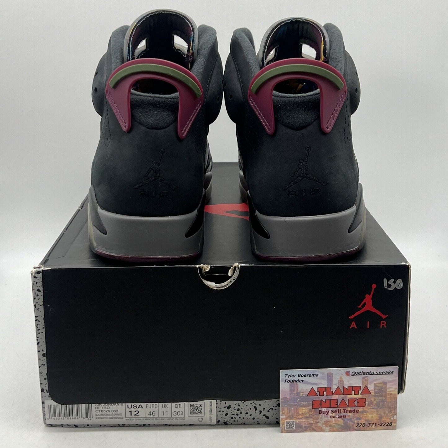 Size 12 - Jordan 6 Bordeaux Maroon Suede (CT8529-063)