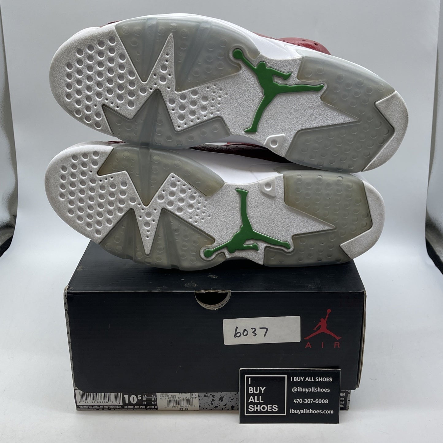 Size 10.5 - Air Jordan 6 Spizike History of Jordan Red Leather (694091-625)