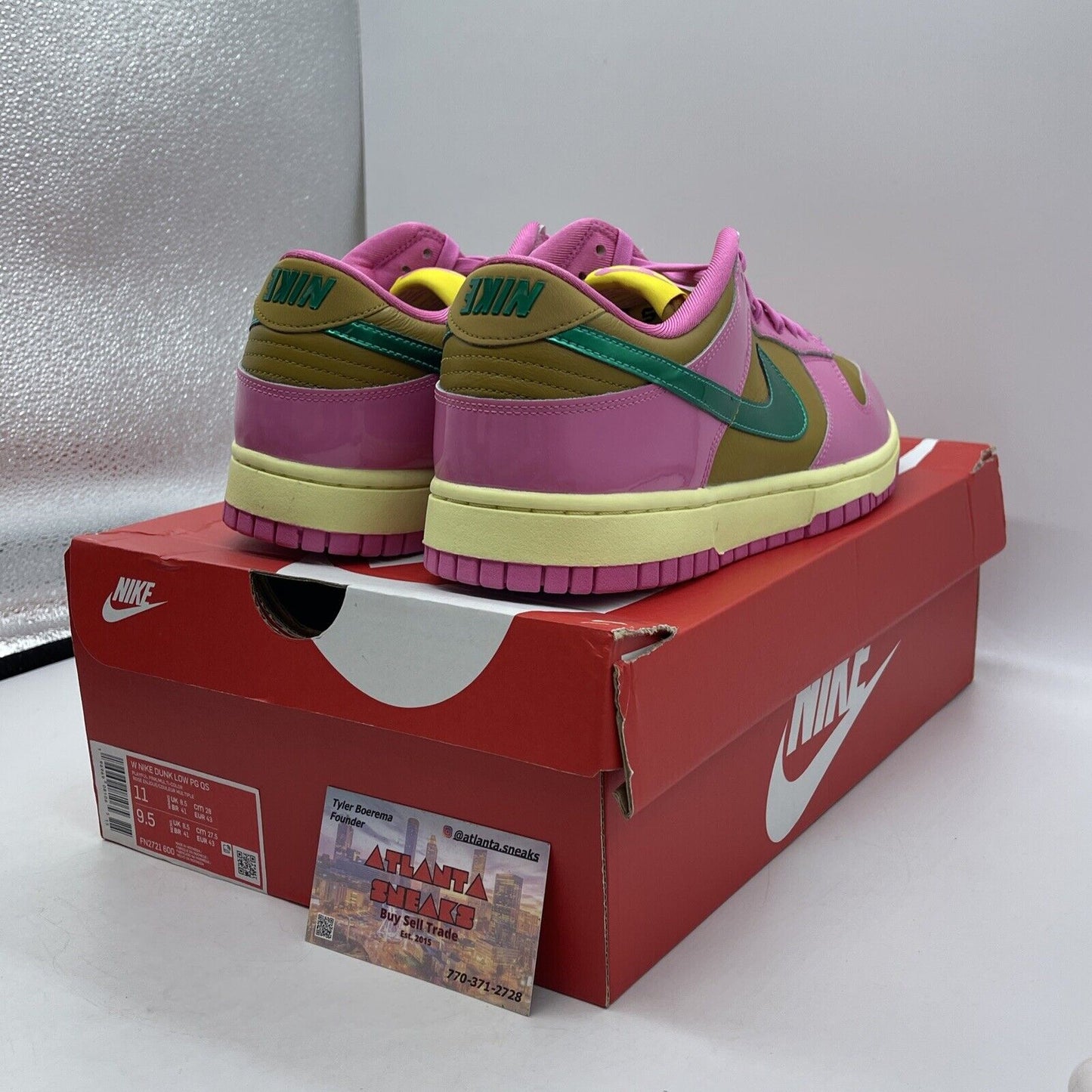 Wmns Size 11 - Nike Parris Goebel x Dunk Low Playful Pink Brown (FN2721-600)