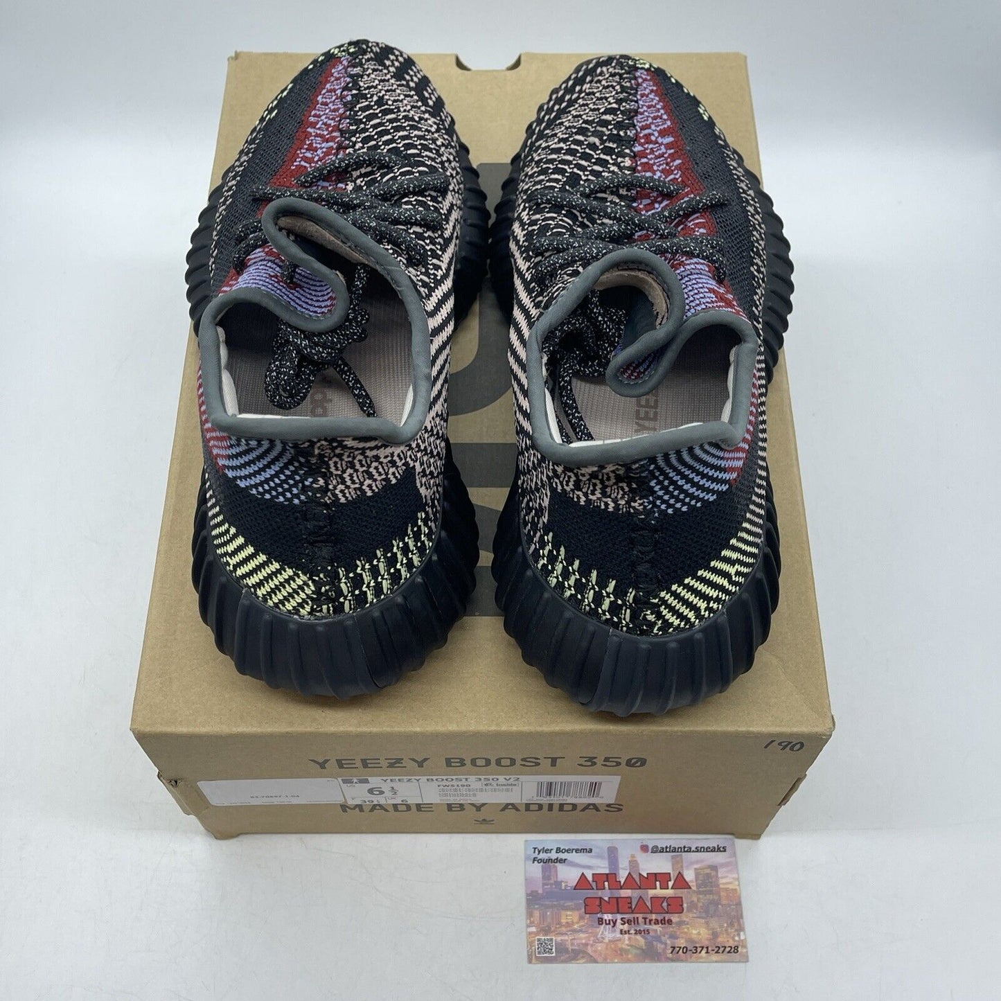 Size 6.5 - adidas Yeezy Boost 350 V2 Yecheil Non-Reflective Black (FW5190)