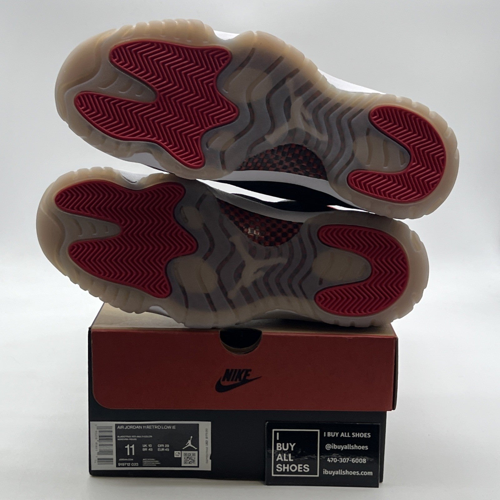 Size 11 - Air Jordan 11 Retro IE 2021 Low Bred (919712-023)