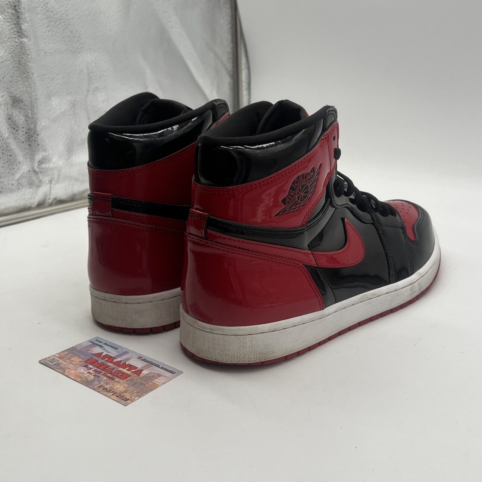 Size 13 - Air Jordan 1 Retro OG High Patent Bred (555088-063)