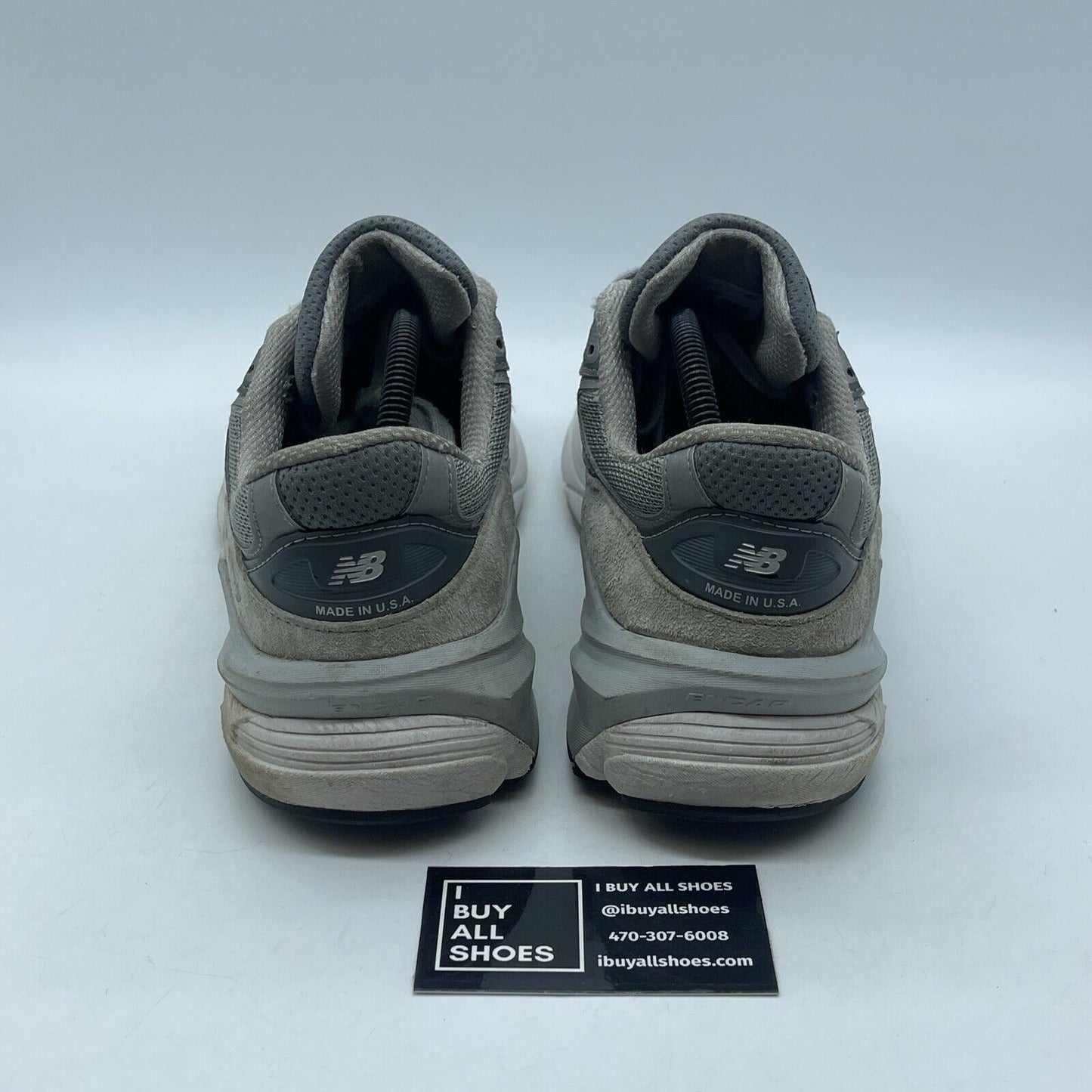 Size 10 - New Balance 990v6 Made in USA Castlerock Grey Suede (M990GL6)