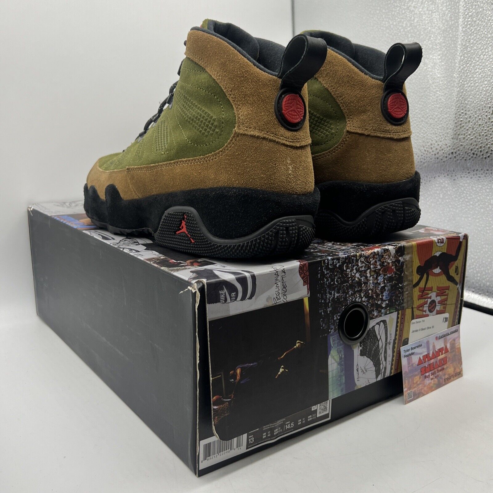 Size 13 - Jordan 9 Retro NRG Beef And Broccoli 2018 Brown Green (AR4491-200)