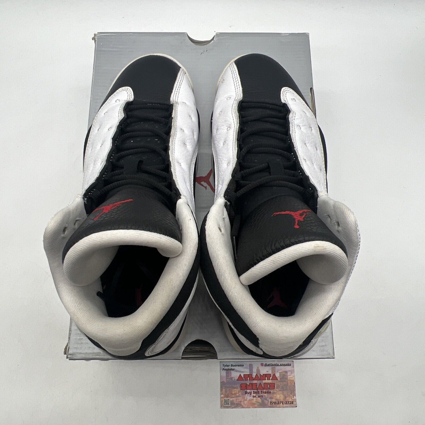 Size 9 - Jordan 13 Retro He Got Game 2018 White Black Red Leather (414571-104)