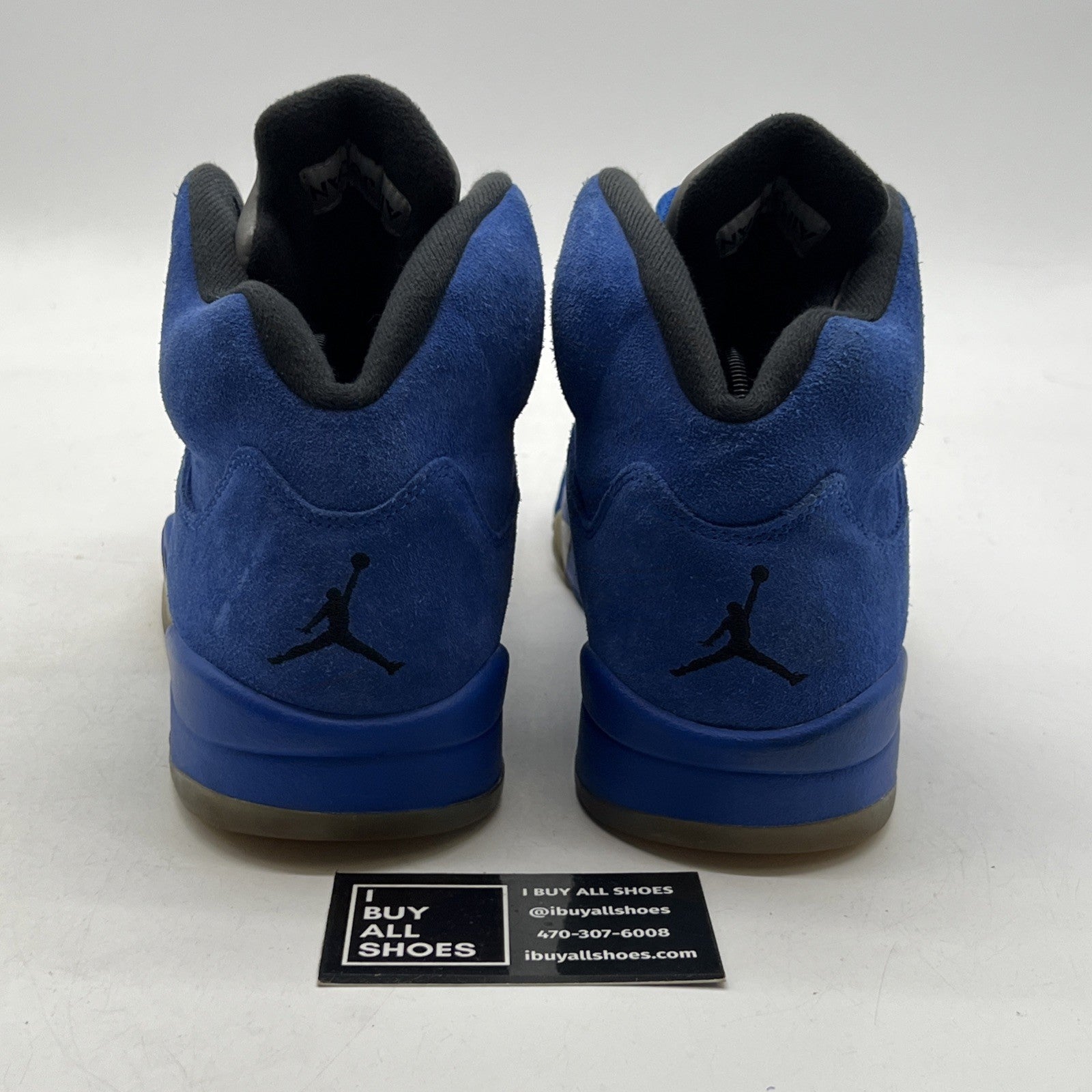 Size 11 - Air Jordan 5 Retro Blue Suede (136027-401)