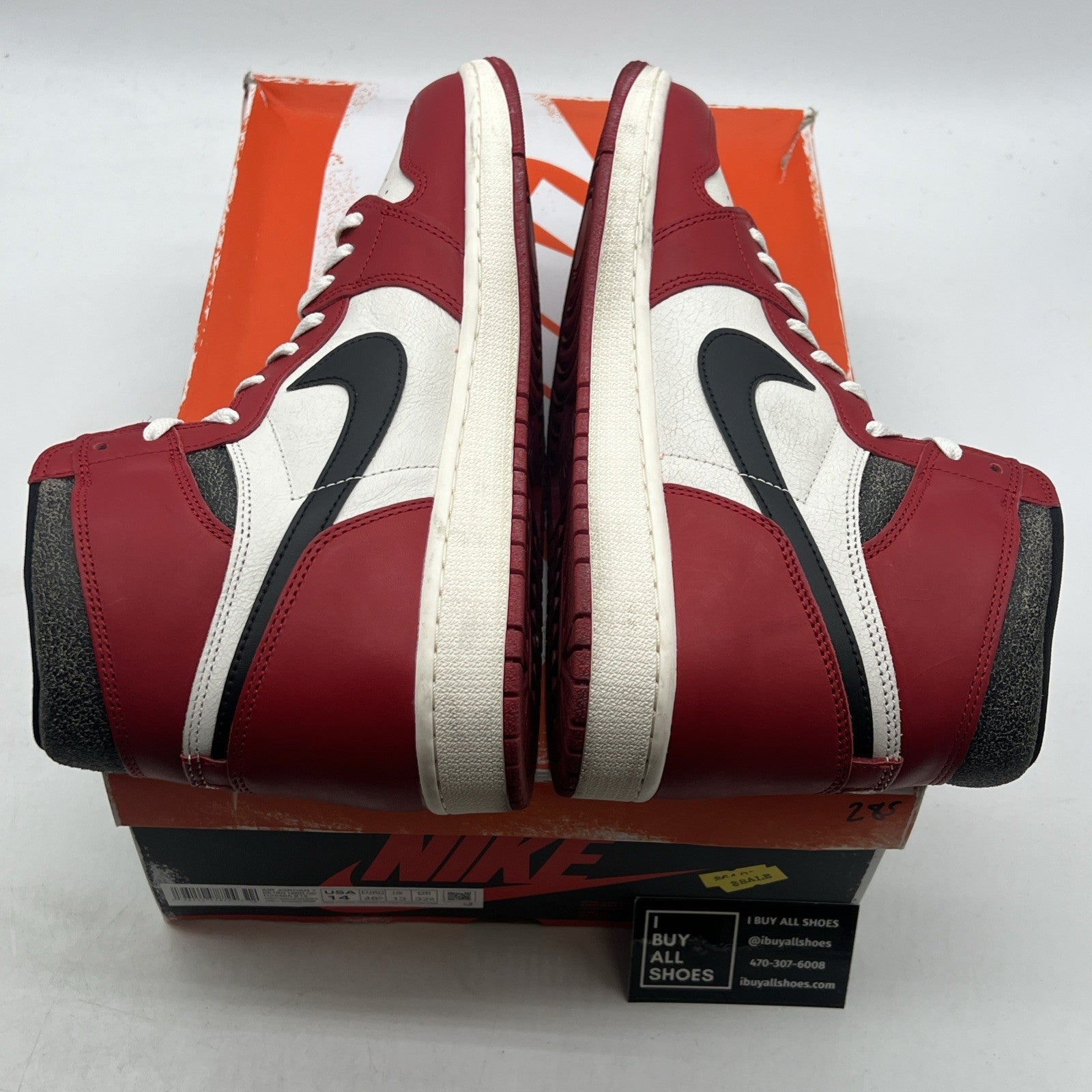 Size 14 -Air Jordan 1 Retro High OG Chicago Reimagined Lost & Found (DZ5485-612)