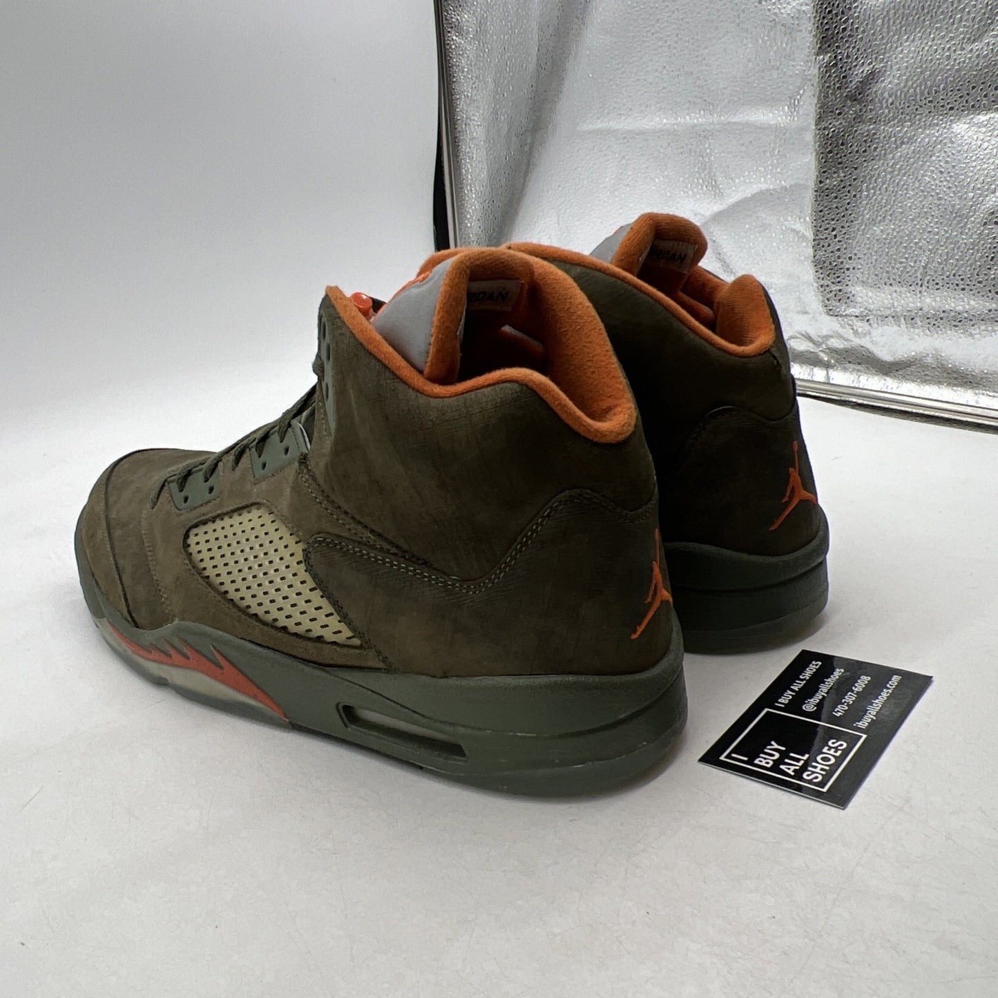 Size 14 - Air Jordan 5 Retro LS Olive (314259-381)