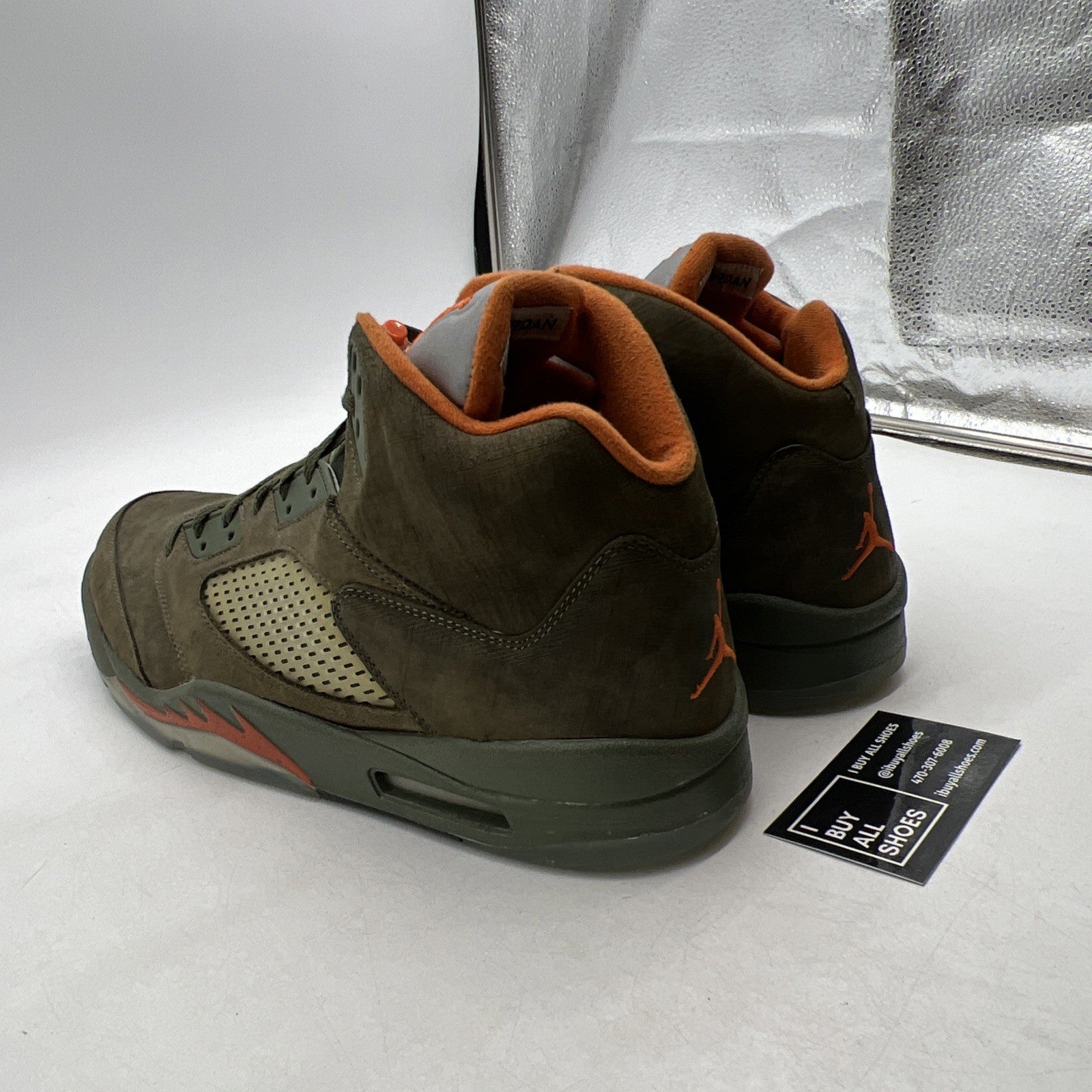 Size 14 - Air Jordan 5 Retro LS Olive (314259-381)