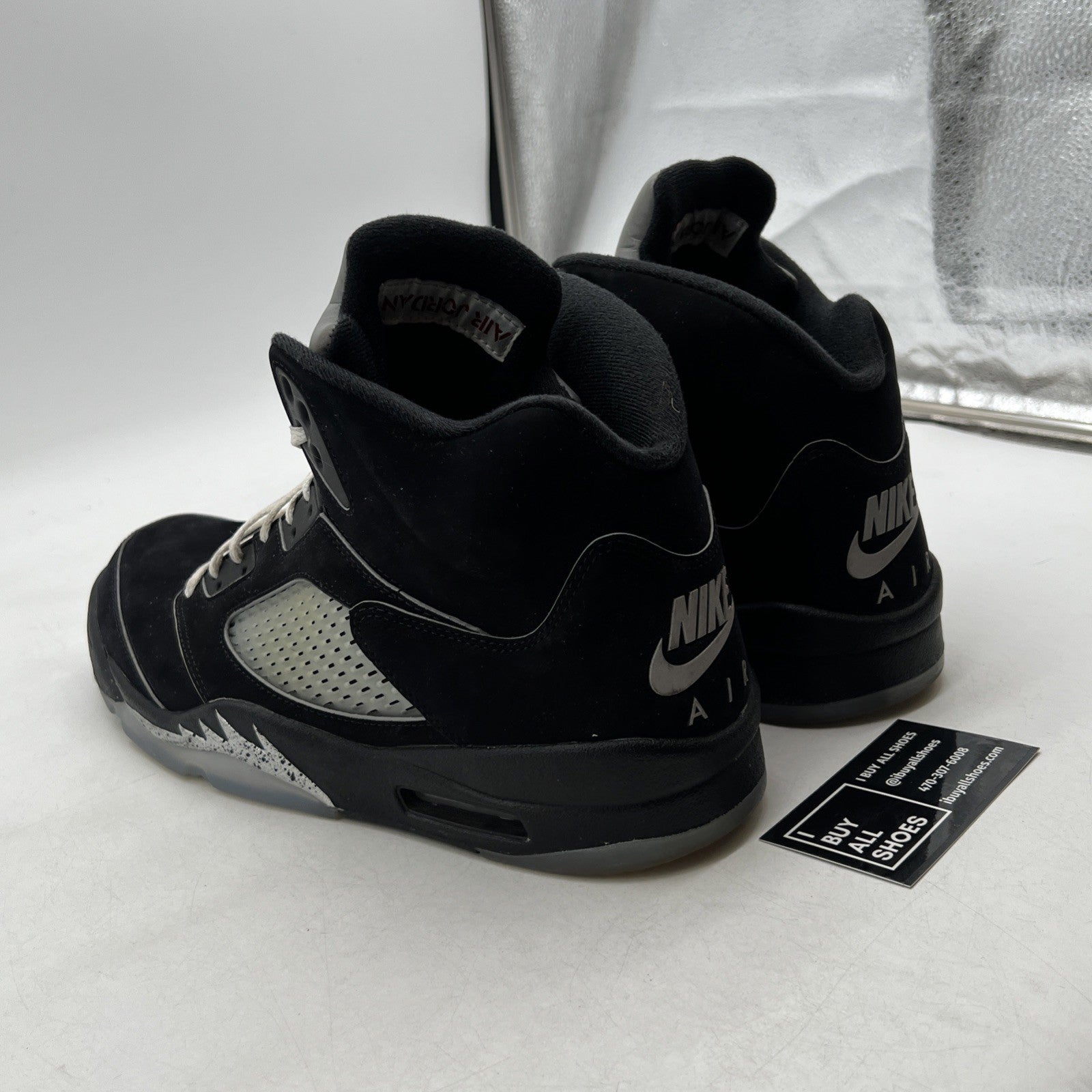 Size 13 - Air Jordan 5 Retro OG Black Metallic Reimagined (HF3975-001)