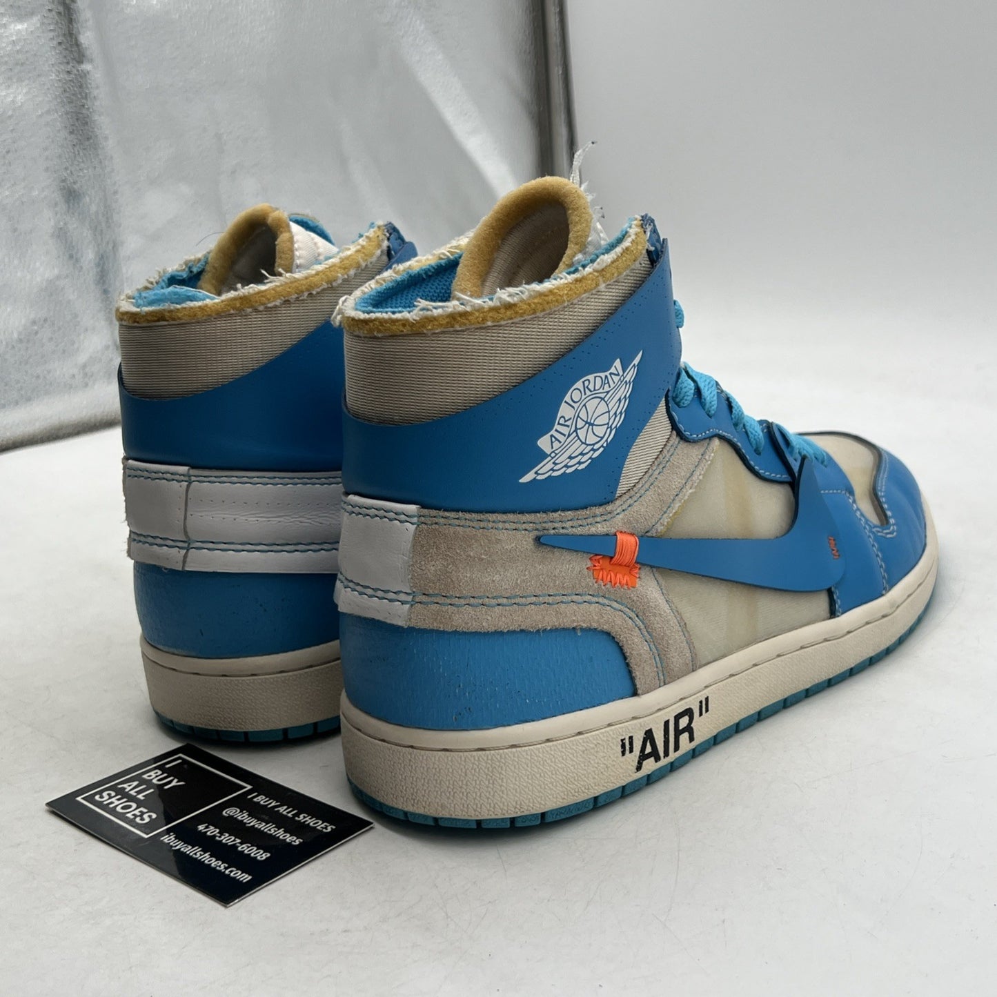 Size 10.5 - Air Jordan 1 Retro OG x Off-White High UNC (AQ0818-148)