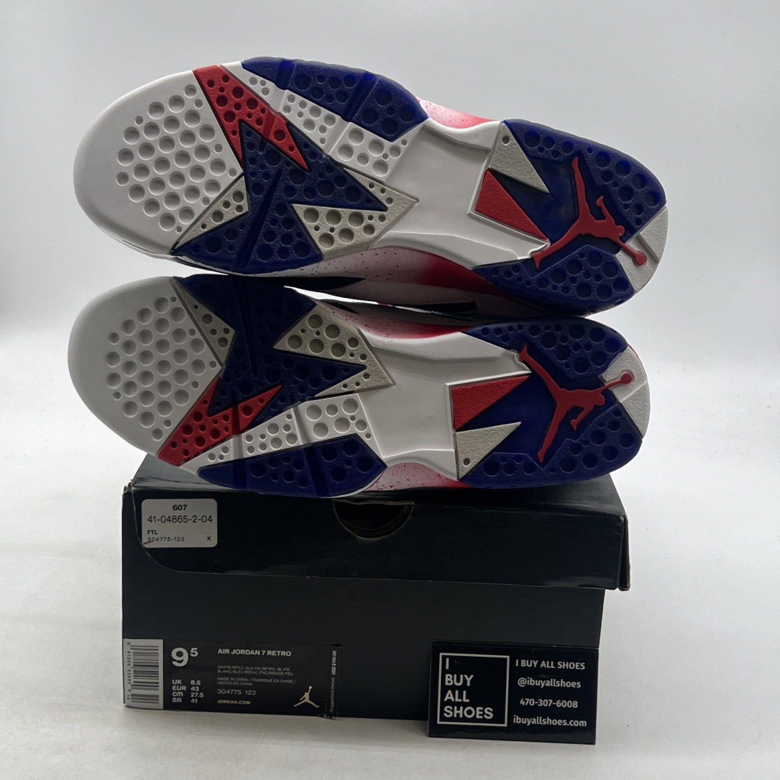 Size 9.5 - Air Jordan 7 Retro Tinker Alternate (304775-123)