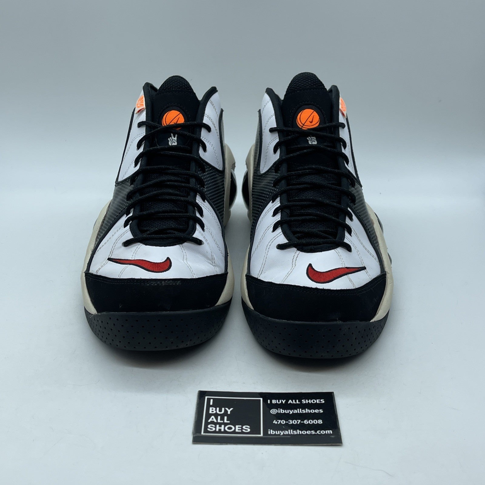 Size 12 - Nike Air Zoom Flight 95 Hoops Black White Leather (DX3955-100)