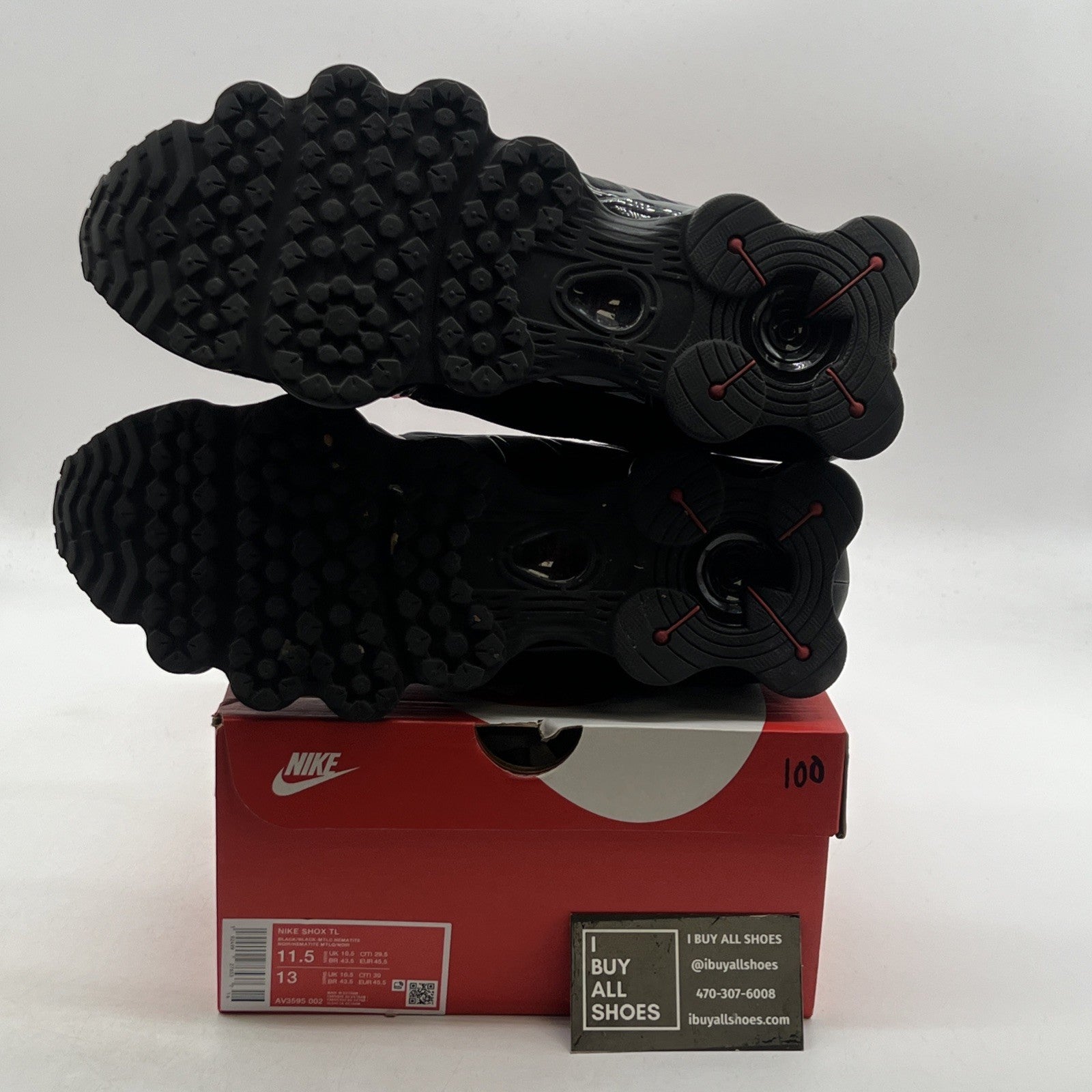 Size 11.5 - Nike Shox TL Metallic Hematite (AV3595-002)