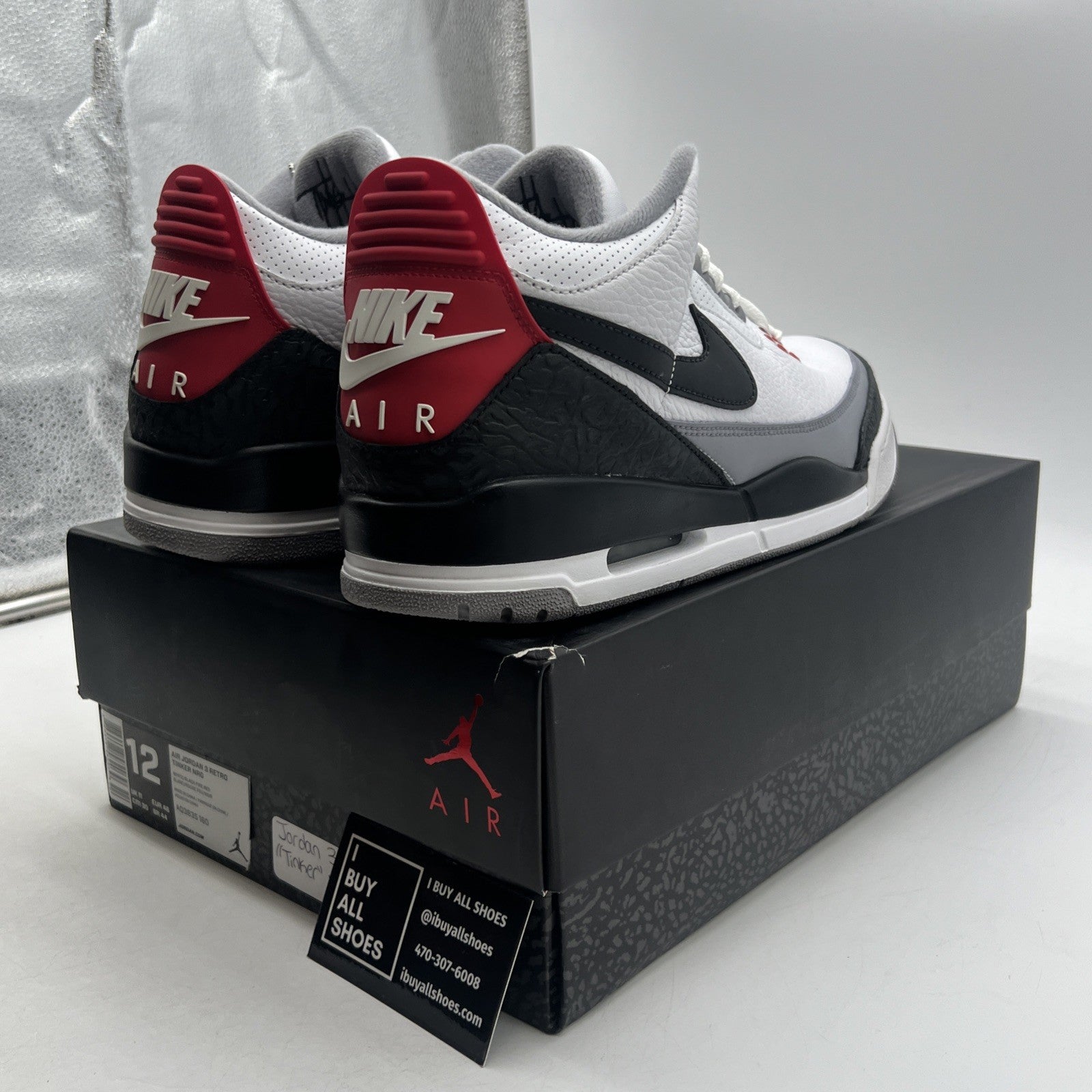 Size 12 - Air Jordan 3 Retro NRG Tinker 2018 (AQ3835-160)