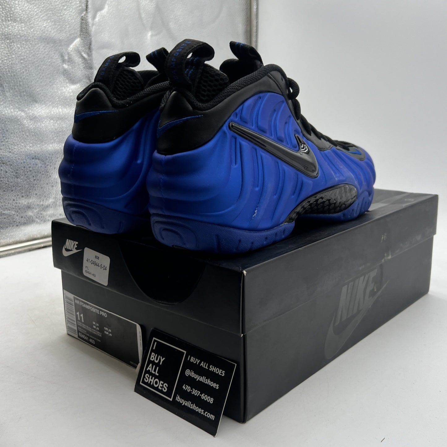 Size 11 - Nike Air Foamposite Pro Hyper Cobalt (624041-403)