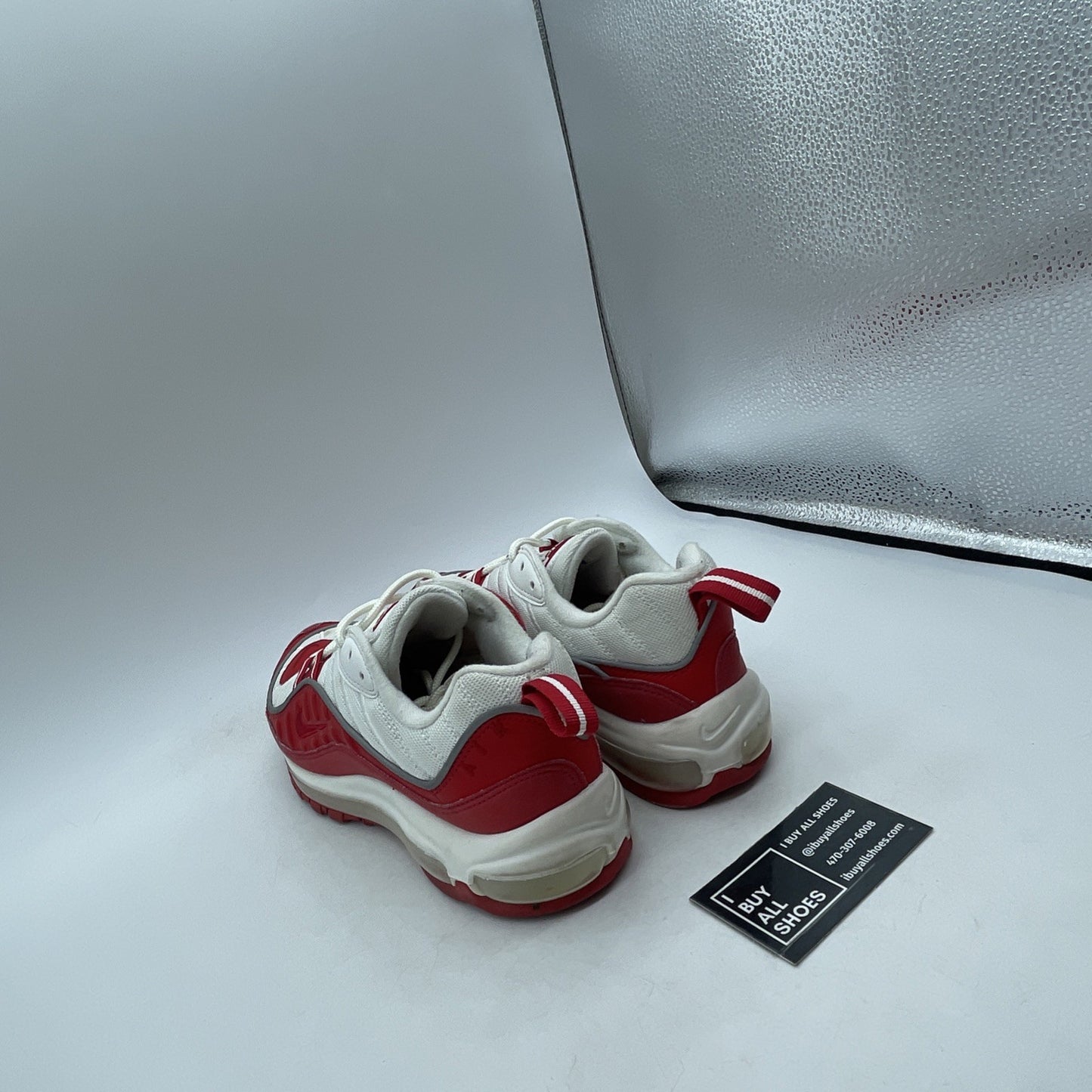 Size 7Y - Nike Air Max 98 'University Red' (640744-602)